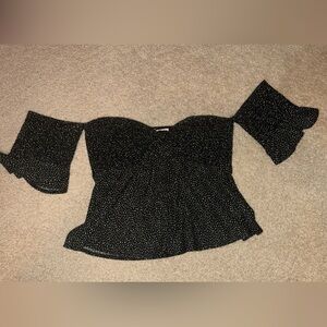 Cute women’s express off the shoulder top